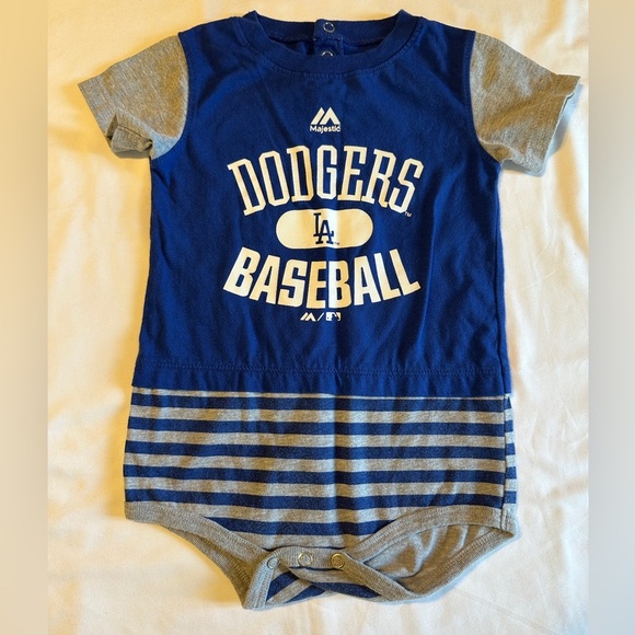 Majestic Other - Majestic Dodgers Blue Baby Outfit